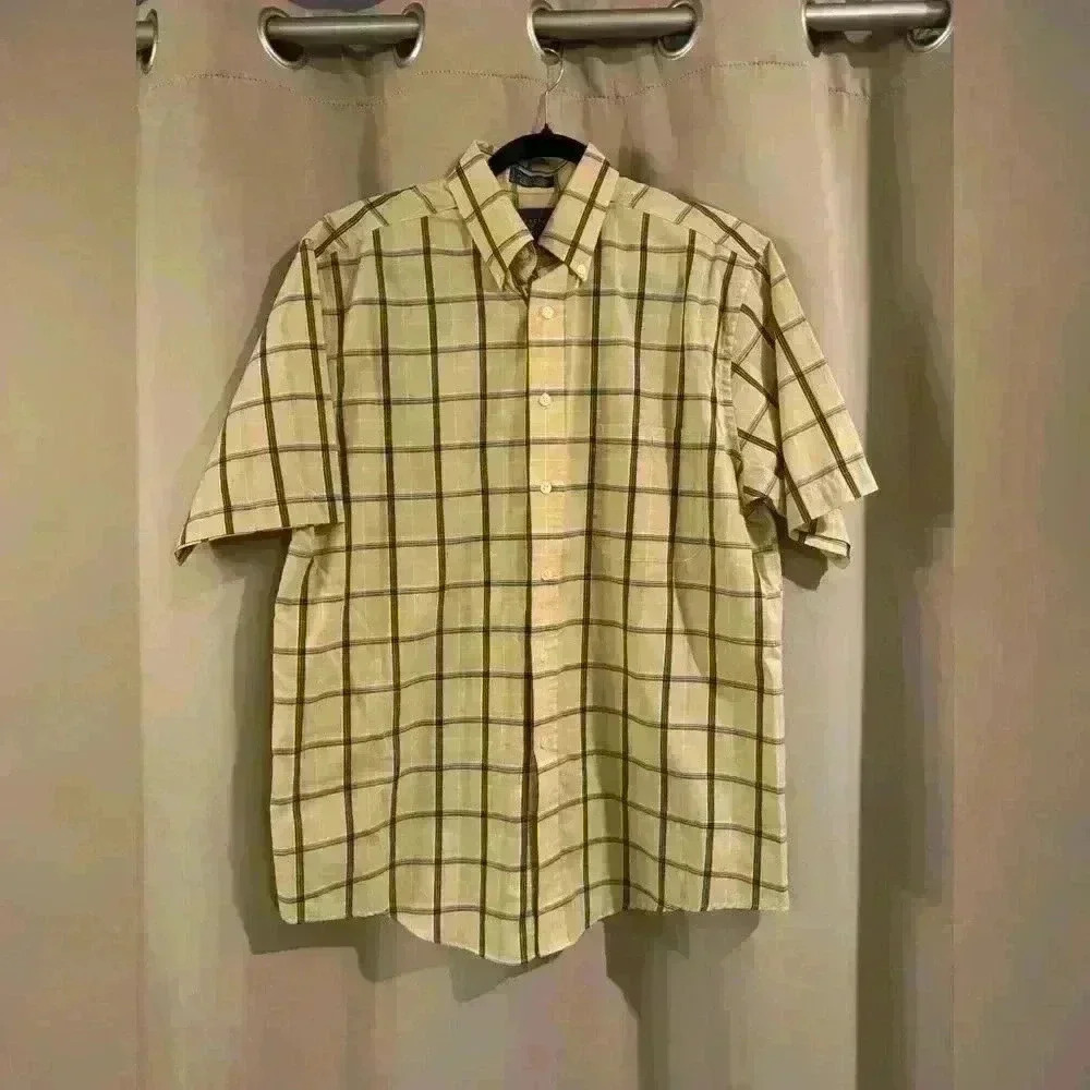 Men’s Yellow TownCraft Button Down